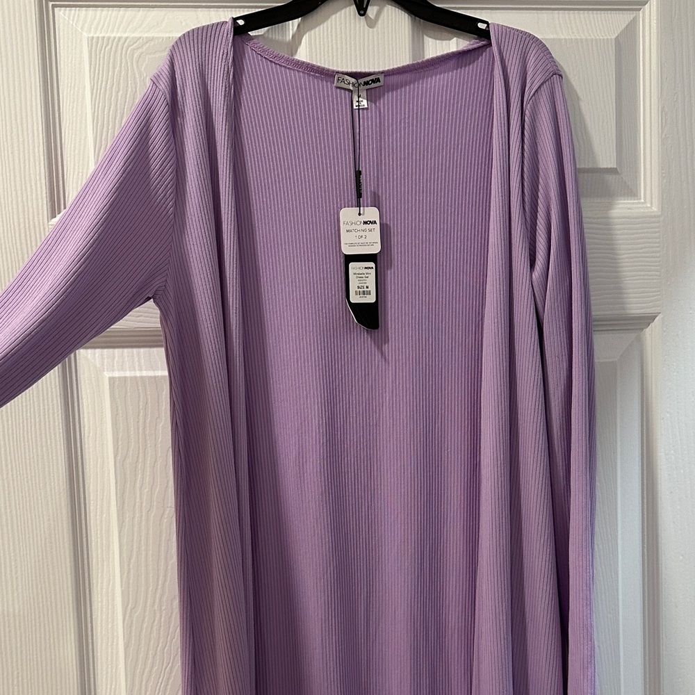 Purple Cardigan